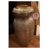 Brass vase and planter