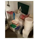 Plastic storage containers group