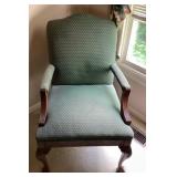 Upholstered arm chair