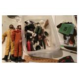2 G.I. Joe action figures plus gear
