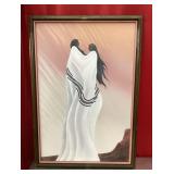 27x39 Framed art "Together" by Rabbit