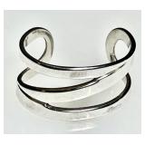 Sterling silver modernist toe ring