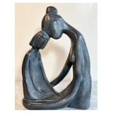 1971 Klara Sever "Girl Talk" sculpture Austin Pr