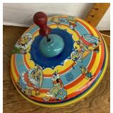 Chein tin litho circus toy top