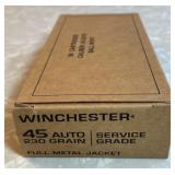 Winchester .45 Auto ammo --full box