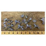 Ford Mustang and Cadillac emblems