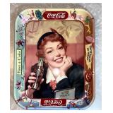 Vintage Coca-Cola tray "Thirst Knows No Season"