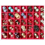 Clip-on and screw-back costume jewelry earrings