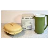 Tupperware, Rubbermaid, & thermal carafe