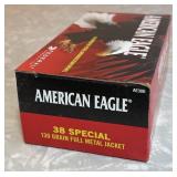 American Eagle .38 Special ammo --full box