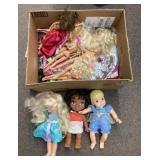 Group of Barbie dolls, accessories & 3 dolls