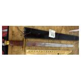 31" sword and scabbard