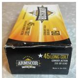 Armscor .45 long Colt ammo --full box