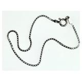 Milor sterling silver box chain bracelet
