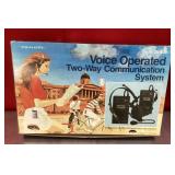 Realistic voice-operated 2-way communication