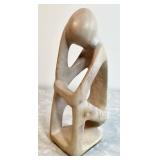 6" soapstone "Thinker" sculpture