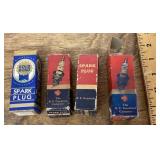 4 empty park plug boxes