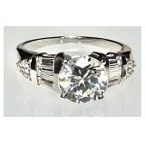 Sterling silver CZ ring