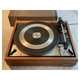 Dual 1219 turntable with dust cover --works