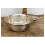 Sterling silver porringer