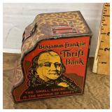 Marx tin litho Benjamin Franklin Thrift Bank