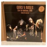 Sealed Guns n Roses LP on white vinyl