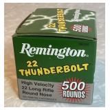 Remington .22 Thunderbolt long rifle ammo