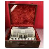 Noble accordion with case