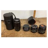 Group of camera lenses