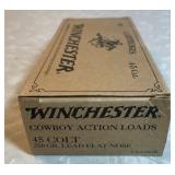 Winchester .45 Colt cowboy Action ammo --full box