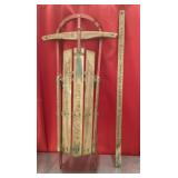 Vintage Western Clipper snow sled