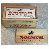 Winchester Wildcat 22 long ammo --full box