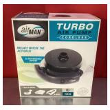 Cordless turbo air pump