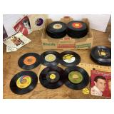 Group of 45 rpm records