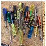 Phillips and standard screwdrivers lot