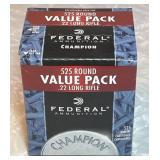 Federal Champion .22 long rifle ammo --full box