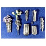 7 metal posey holders