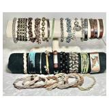 Costume jewelry bracelets