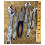 6 wrenches --mainly Craftsman