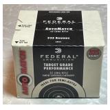 Federal AutoMatch .22 long ammo --full box