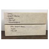 Desert Storm trading cards lot