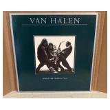 Van Halen Lp with poster
