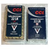 2 CCI .22 long ammo --full boxes
