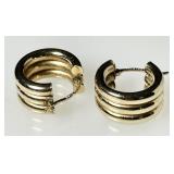 14k gold Carla hoop earrings