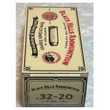 Black Hills .32-20 ammo --full box