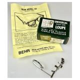 Behr Model 55 loupe for eyeglasses