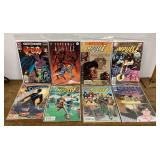 8 comic books --bagged and boarded