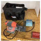 Black and Decker electric sander with bag