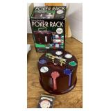 NEW unused revolving poker rack