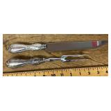 Sterling handled carving set